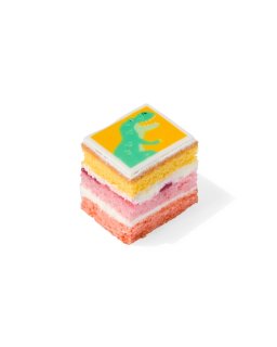 HEMA Dino Drie Kleuren Cake 12 Stuks
