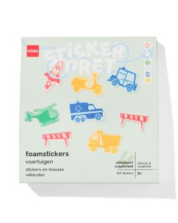 HEMA Foam Stickers Voertuigen