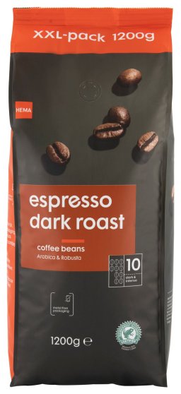 HEMA Koffiebonen Dark Roast Espresso - 1.2 Kg