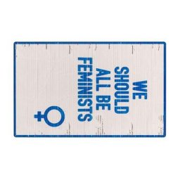 Tarkett vloerkleed Finally Vinyl™ Feminist - blauw - 125x196 cm - Leen Bakker